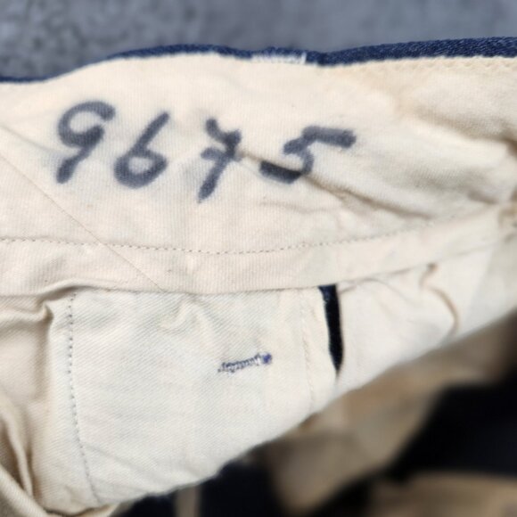 Vintage 40's US Military Air Force Wool Formal Trousers Men's Fit 26x28 Stamped - Picture 3 of 12